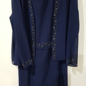 Womens R&M Richards Two Piece Dress Sz.16